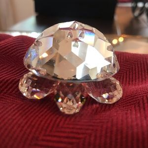 Swarovski crystal turtle